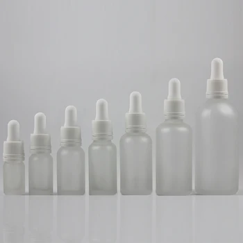 15ml tuščias matinio Stiklo Aromaterapija Pipete įpilama Skysčio Butelis 0.5 oz Kosmetikos odos priežiūros aliejus konteineriai