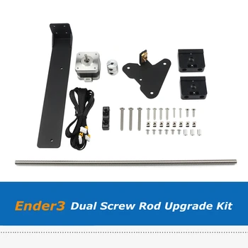Creality Ender-3 3D Spausdintuvo Dalys Atnaujinti Dual Varžtas Lazdele Upgrade Kit Dvigubai 365mm Švino Varžtai 42-34 stepper Motor