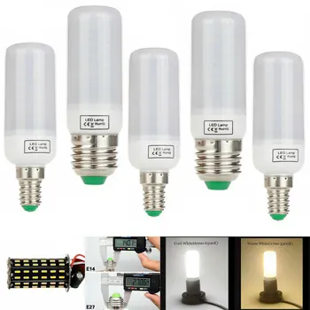 10VNT/Daug LED Kukurūzų Lempos, E27 E14 15W 9W 8W 7W 5W Šviesos diodų (Led) Lemputę, Šviestuvo Šviesos Prožektorius Pakeisti Halogeninės Lempos AC 110V, 220V